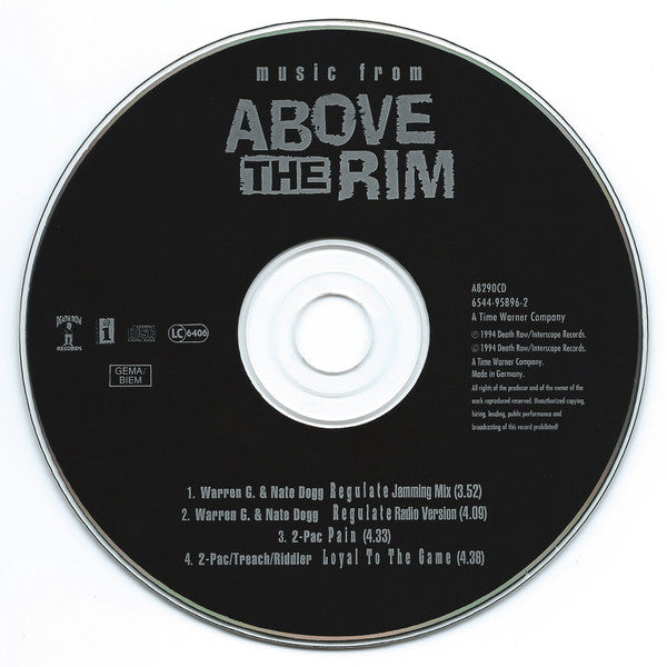 Warren G & Nate Dogg : Regulate (Music From "Above The Rim") (CD, Single)