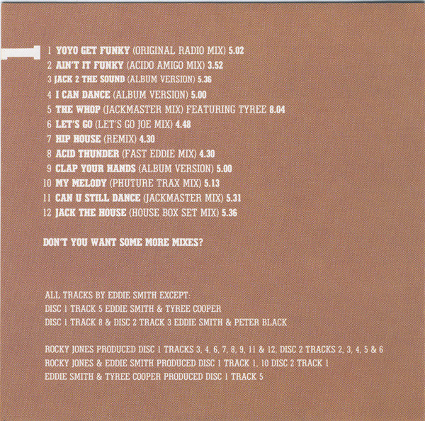 "Fast" Eddie Smith : Housemasters: The Best Of DJ Fast Eddie (2xCD, Album, Comp)