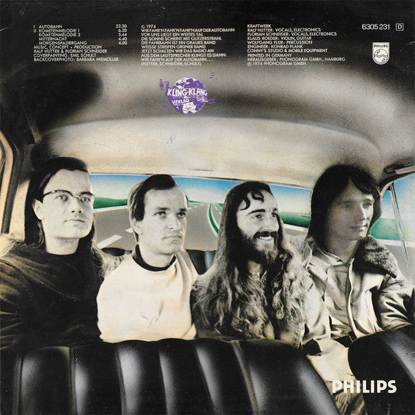 Kraftwerk : Autobahn (LP, Album, RP, Inj)