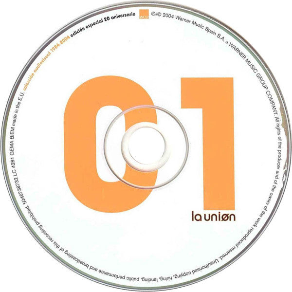 La Unión : Colección Audiovisual 1984 - 2004 (DVD-V, Comp + 2xCD, Comp + Comp, S/Edition, 20t)