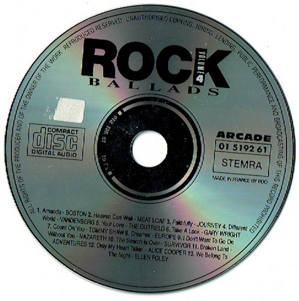 Various : Rock Ballads - Volume 4 (CD, Comp)