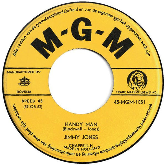 Jimmy Jones : Handy Man (7")