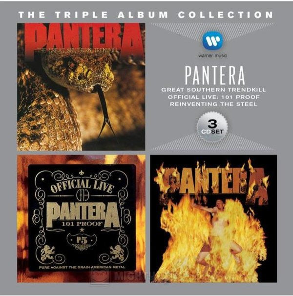 Pantera : The Triple Album Collection (CD, Album, RE + CD, Album, RE + CD, Album, RE + Bo)