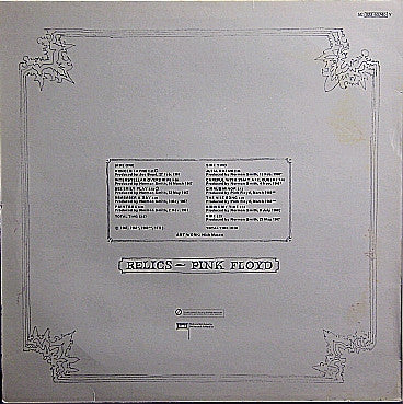Pink Floyd : Relics (LP, Comp, RE)