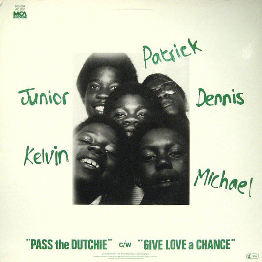 Musical Youth : Pass The Dutchie (Special 12" Club Version) (12")