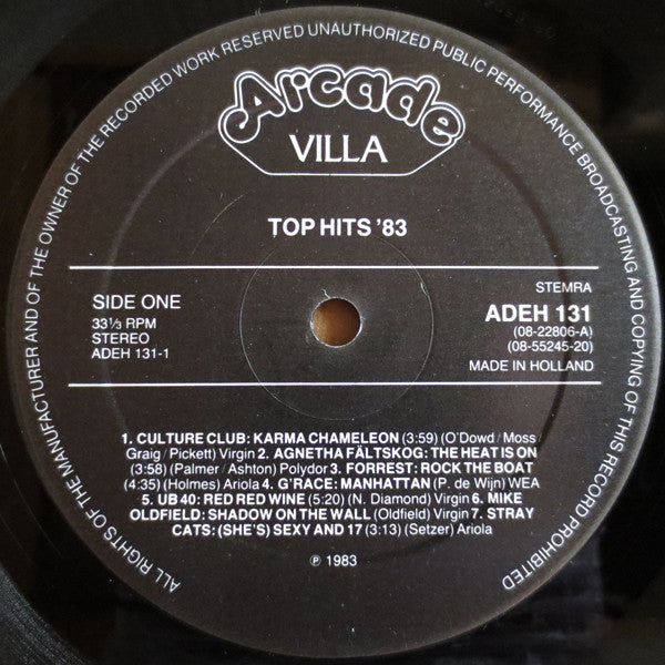 Various : Top Hits 83 (2xLP, Comp, Gat)