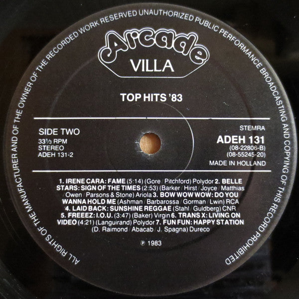 Various : Top Hits 83 (2xLP, Comp, Gat)