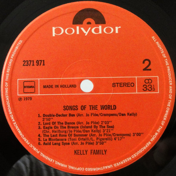 The Kelly Family : Songs Of The World (LP, Album)