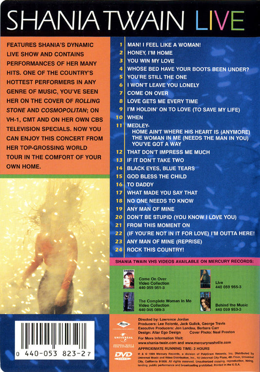 Shania Twain : Live (DVD-V)