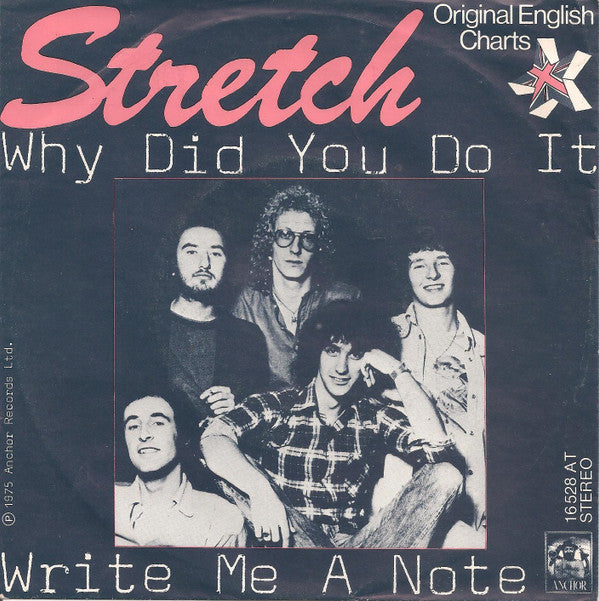 Stretch : Why Did You Do It / Write Me A Note (7", Single)