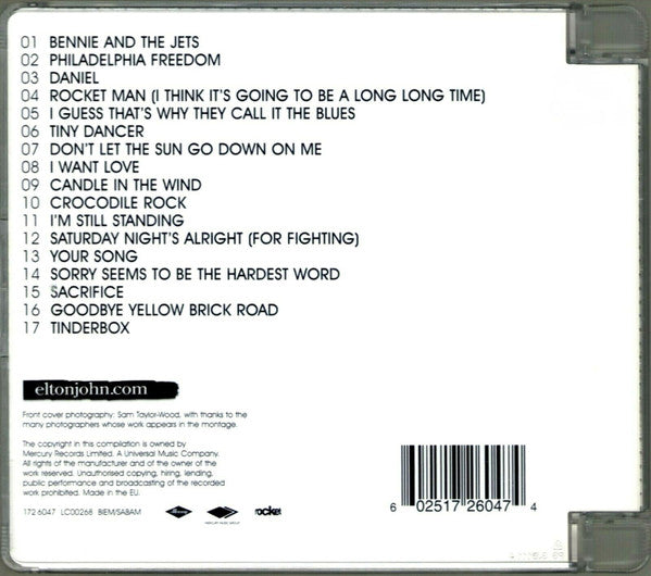 Elton John : Rocket Man - The Definitive Hits (CD, Comp, Sup)