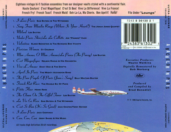 Various : A Bachelor In Paris (CD, Comp, RM)