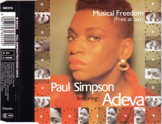 Paul Simpson Featuring Adeva : Musical Freedom (Free At Last) (CD, Single)