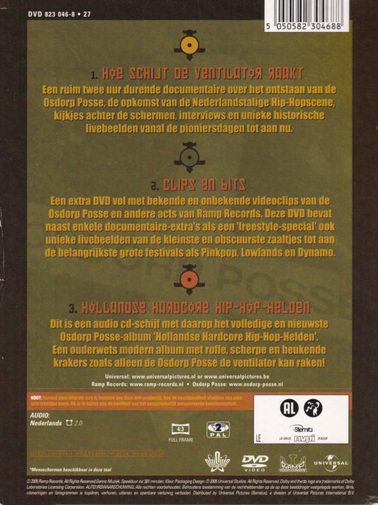 Osdorp Posse : Hollandse Hardcore Hip-Hop-Helden (CD, Album + DVD-V, PAL + DVD-V, PAL + Box)