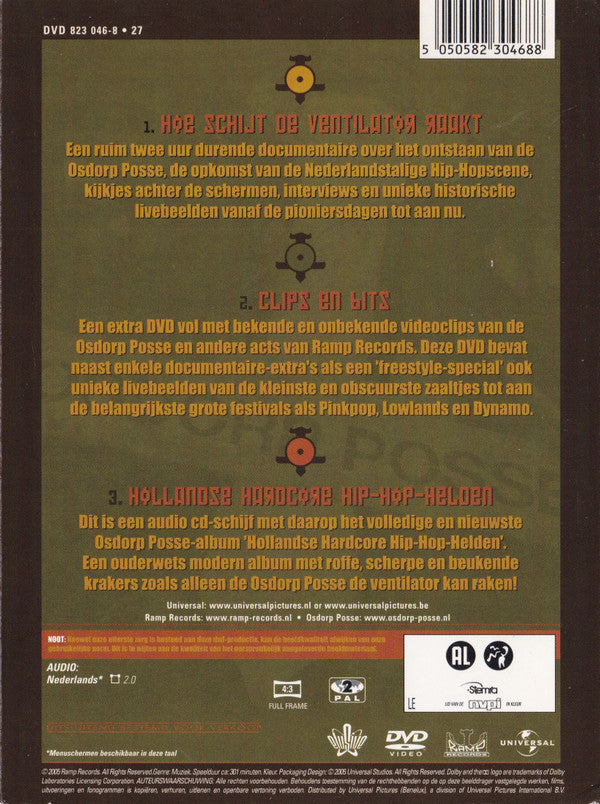 Osdorp Posse : Hollandse Hardcore Hip-Hop-Helden (CD, Album + DVD-V, PAL + DVD-V, PAL + Box)