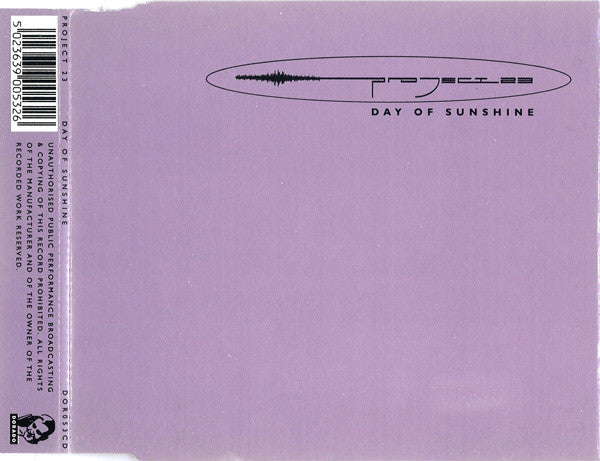 Project 23 : Day Of Sunshine (CD, Single)
