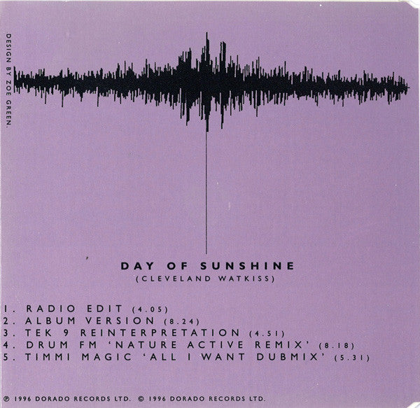 Project 23 : Day Of Sunshine (CD, Single)