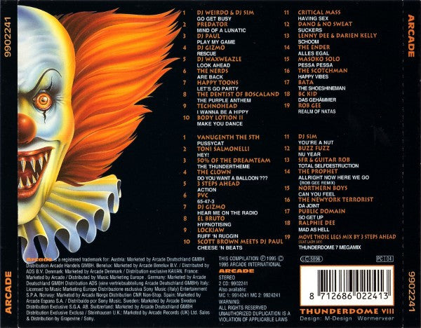 Various : Thunderdome VIII (The Devil In Disguise) (2xCD, Comp, P/Mixed)