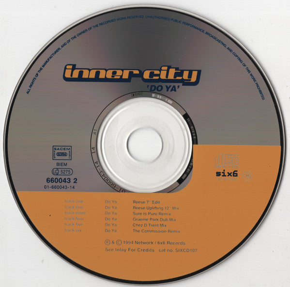 Inner City : Do Ya (CD, Maxi)