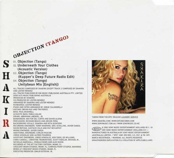 Shakira : Objection (Tango) (CD, Maxi)