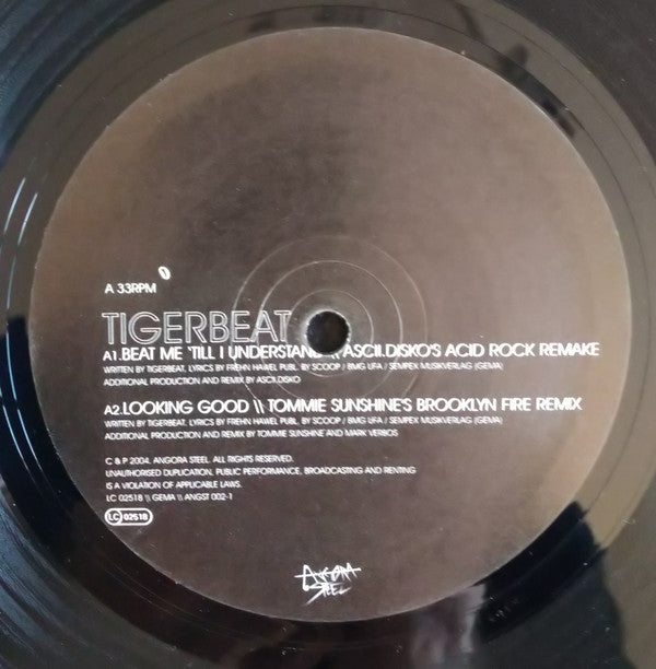 Tigerbeat : Beat Me 'Till I Understand (12")