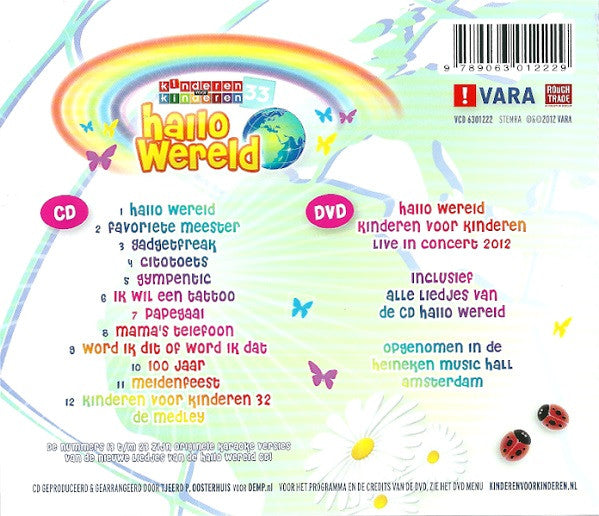 Kinderen Voor Kinderen : 33 - Hallo Wereld (CD, Album + DVD, PAL)