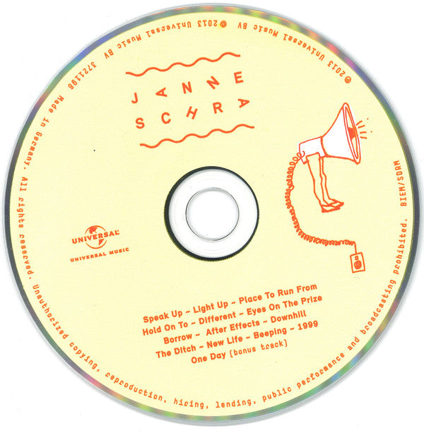 Janne Schra : Janne Schra (CD, Album)