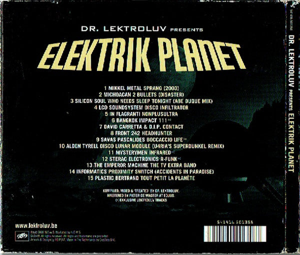 Dr. Lektroluv : Elektrik Planet (CD, Comp, Mixed, Dig)