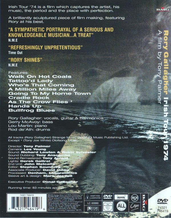 Rory Gallagher : Irish Tour 1974 (DVD-V, Multichannel)