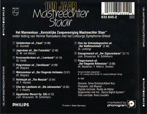 De Mastreechter Staar : 100 Jaar Mastreechter Staar (CD, Album)