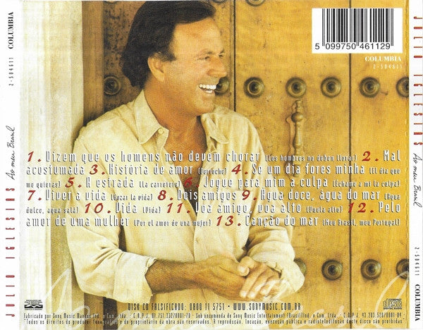 Julio Iglesias : Ao Meu Brasil (CD, Comp)