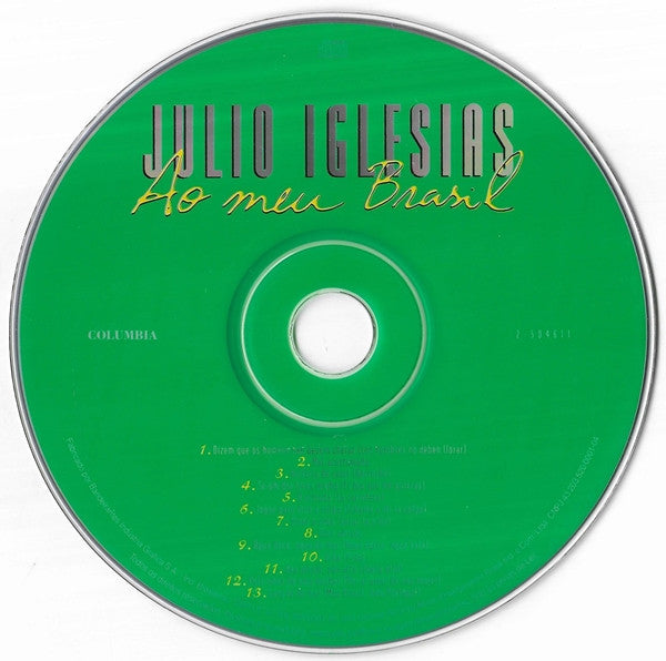 Julio Iglesias : Ao Meu Brasil (CD, Comp)