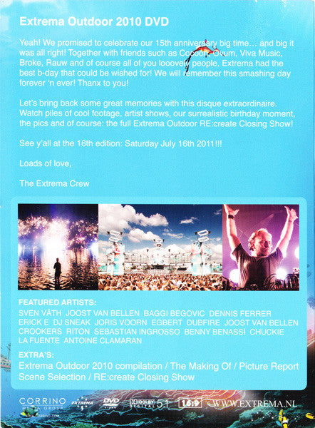 Various : Extrema Outdoor 2010 (DVD)