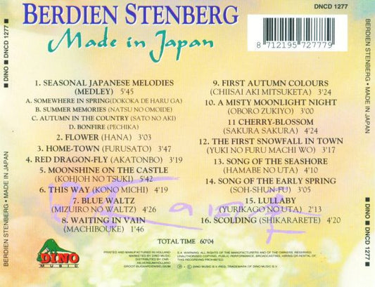 Berdien Stenberg : Made In Japan (CD, Album)