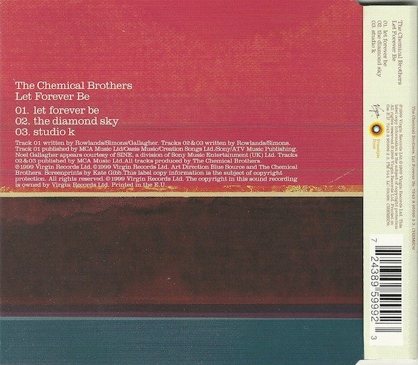 The Chemical Brothers : Let Forever Be (CD, Single, Ude)