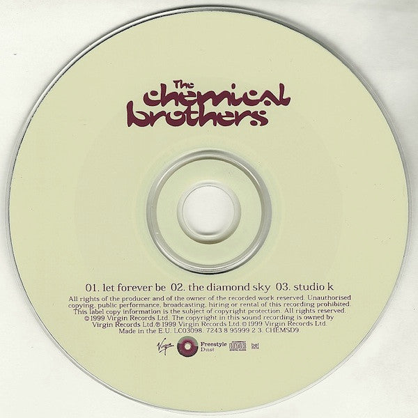 The Chemical Brothers : Let Forever Be (CD, Single, Ude)