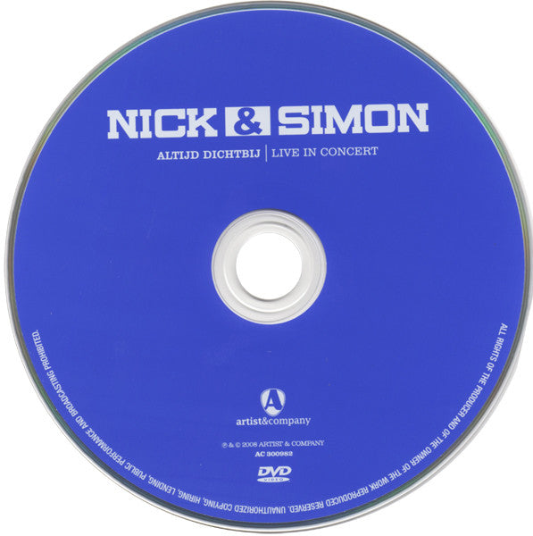 Nick & Simon : Altijd Dichtbij | Live In Concert (DVD, PAL, Rec)