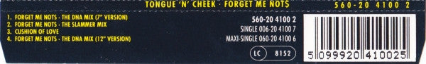 Tongue N Cheek : Forget Me Not$ (DNA Remix) (CD, Maxi)