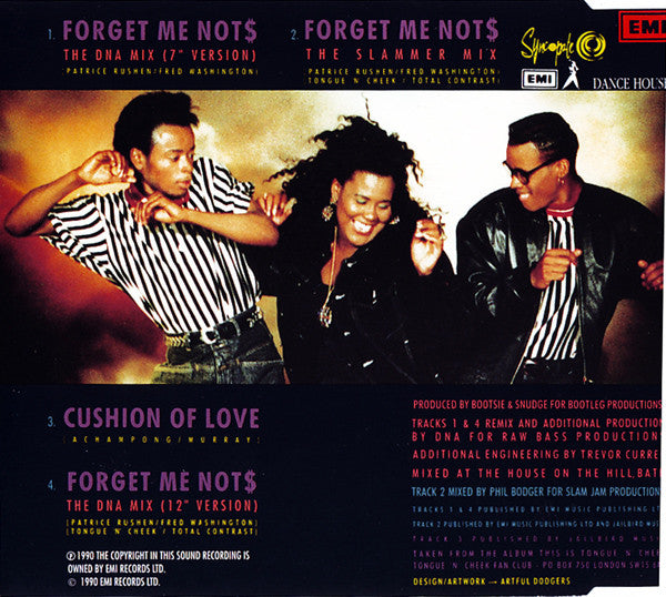 Tongue N Cheek : Forget Me Not$ (DNA Remix) (CD, Maxi)