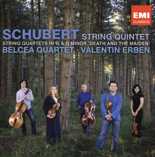 Franz Schubert, Belcea Quartet, Valentin Erben : String Quintet - String Quartets In G & D Minor "Death And The Maiden" (2xCD, Album)
