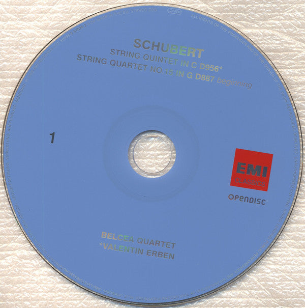 Franz Schubert, Belcea Quartet, Valentin Erben : String Quintet - String Quartets In G & D Minor "Death And The Maiden" (2xCD, Album)