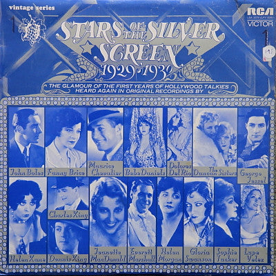 Various : Stars Of The Silver Screen, 1929-1930 (LP, Comp, Mono, RE)