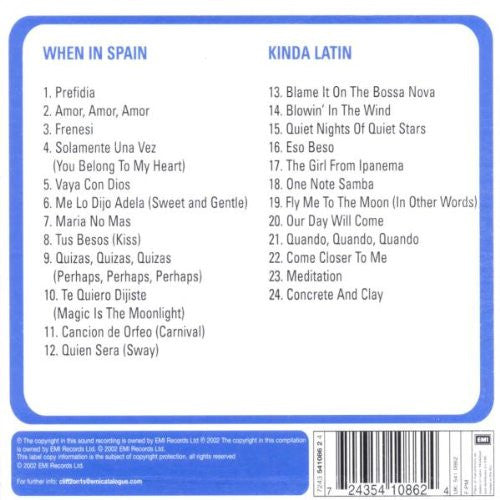 Cliff Richard : When In Spain / Kinda Latin (CD, Comp, RM)