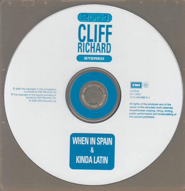 Cliff Richard : When In Spain / Kinda Latin (CD, Comp, RM)
