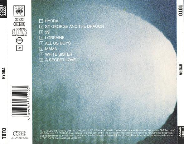 Toto : Hydra (CD, Album, RE)