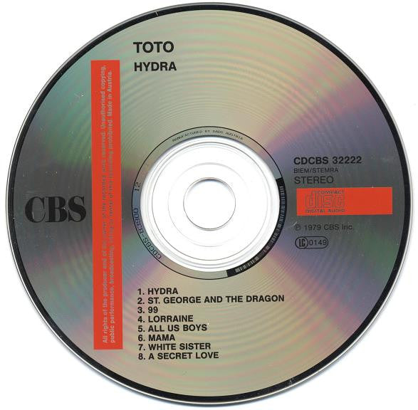 Toto : Hydra (CD, Album, RE)