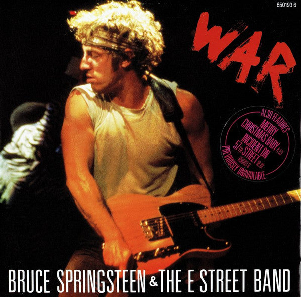 Bruce Springsteen & The E-Street Band : War (12", Single, Dam)