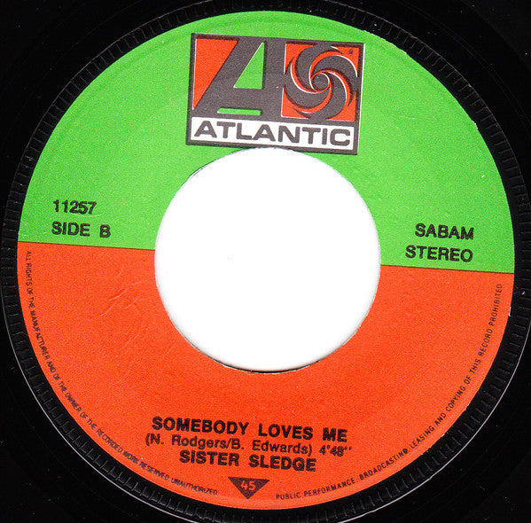 Sister Sledge : He's The Greatest Dancer (7", Single)