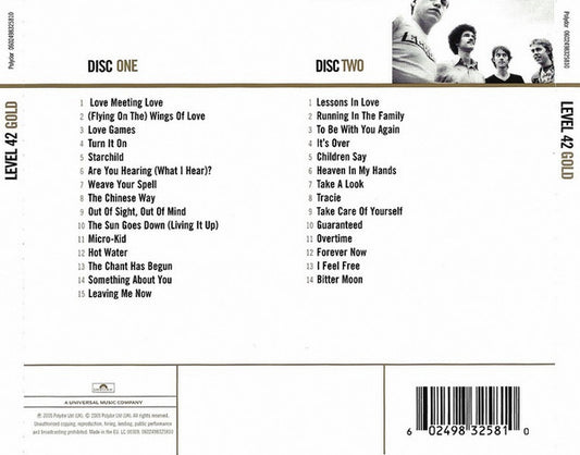Level 42 : Gold (2xCD, Comp)