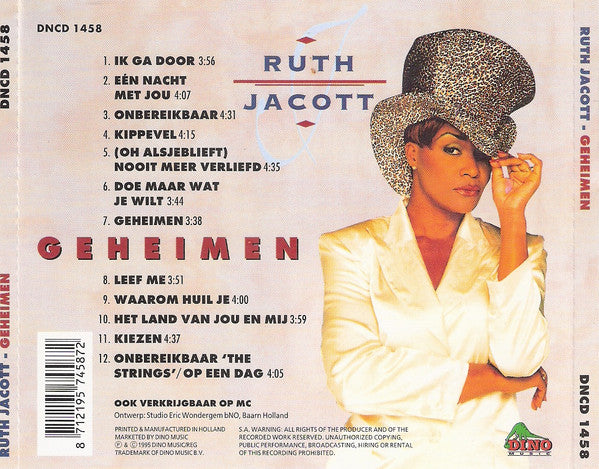 Ruth Jacott : Geheimen (CD, Album)